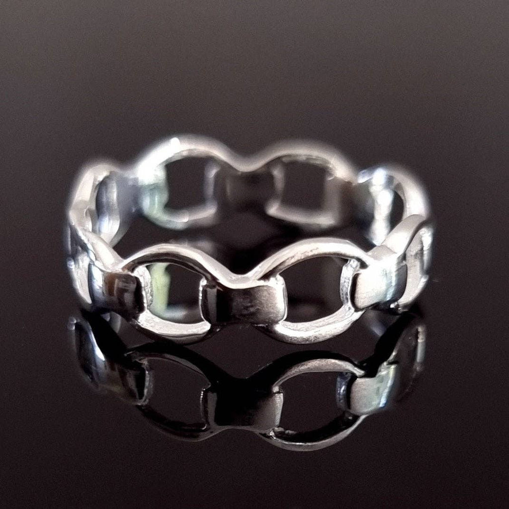 Mors de cheval à anneau équestre | Argent sterling 925,R20A
