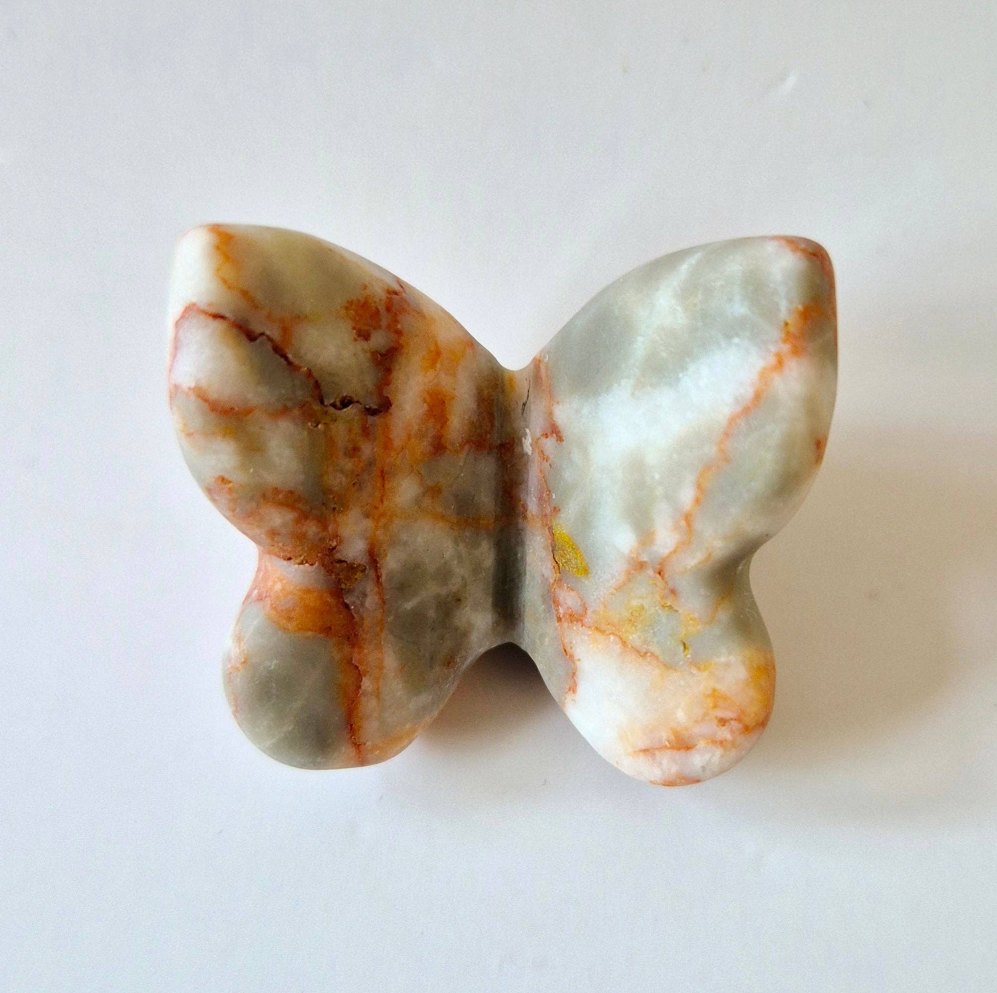Mini papillon en pierre précieuse – 3 cm Au choix Jade Labradorite Quartz Jaspe Aragonite Aventurine