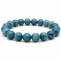 Bracelet boule 12mm Apatite bleue AB