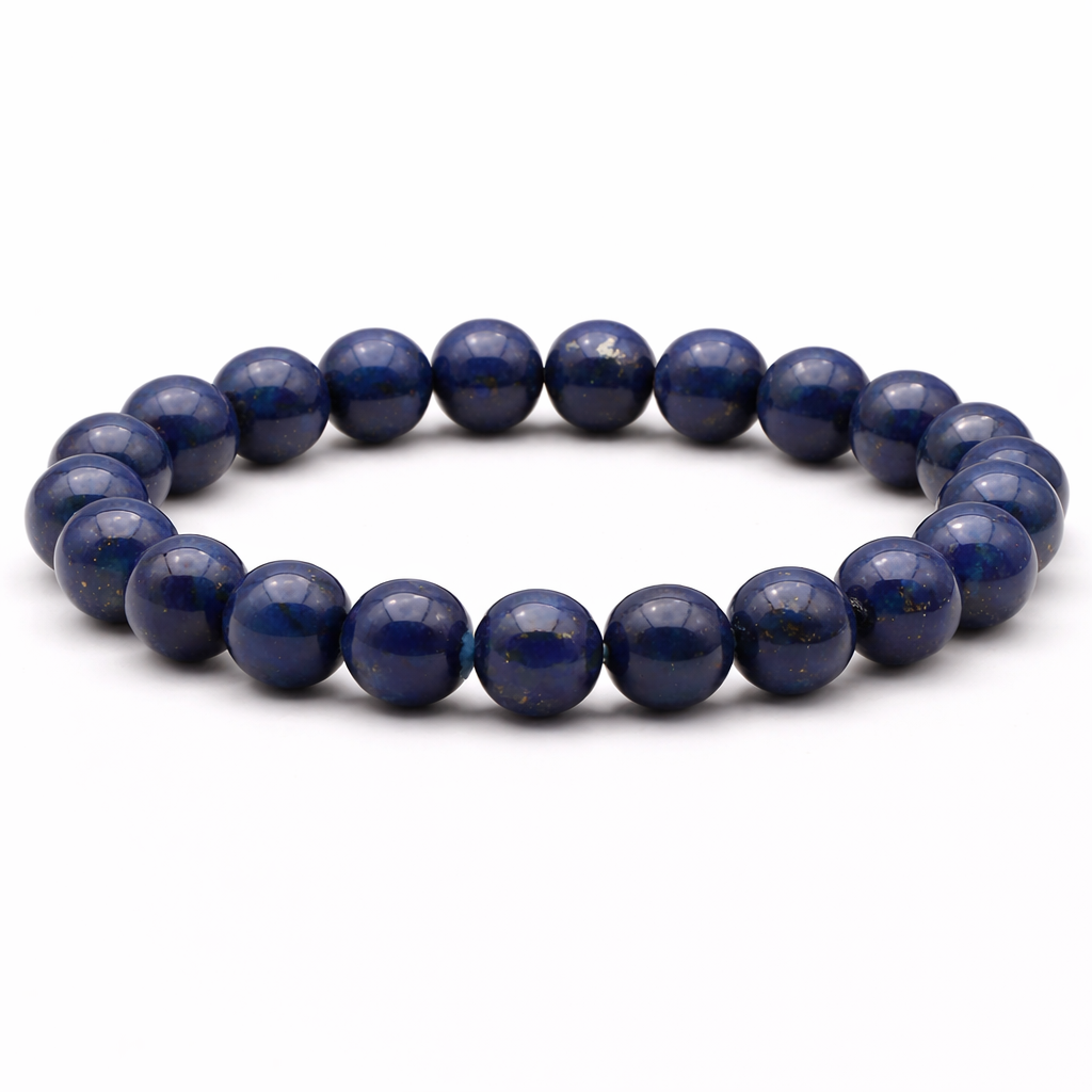 BRACELET BOULE 08MM LAPIS LAZULI AA+ (TAILLE 0)