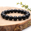 BRACELET BOULE 12MM ONYX A