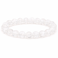Bracelet boule 08mm Cristal de roche Crack A (taille 2)