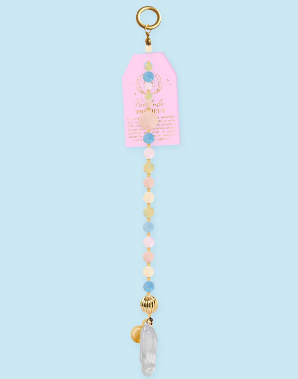 Pendules précieux Rituel de Lune Quartz Rose