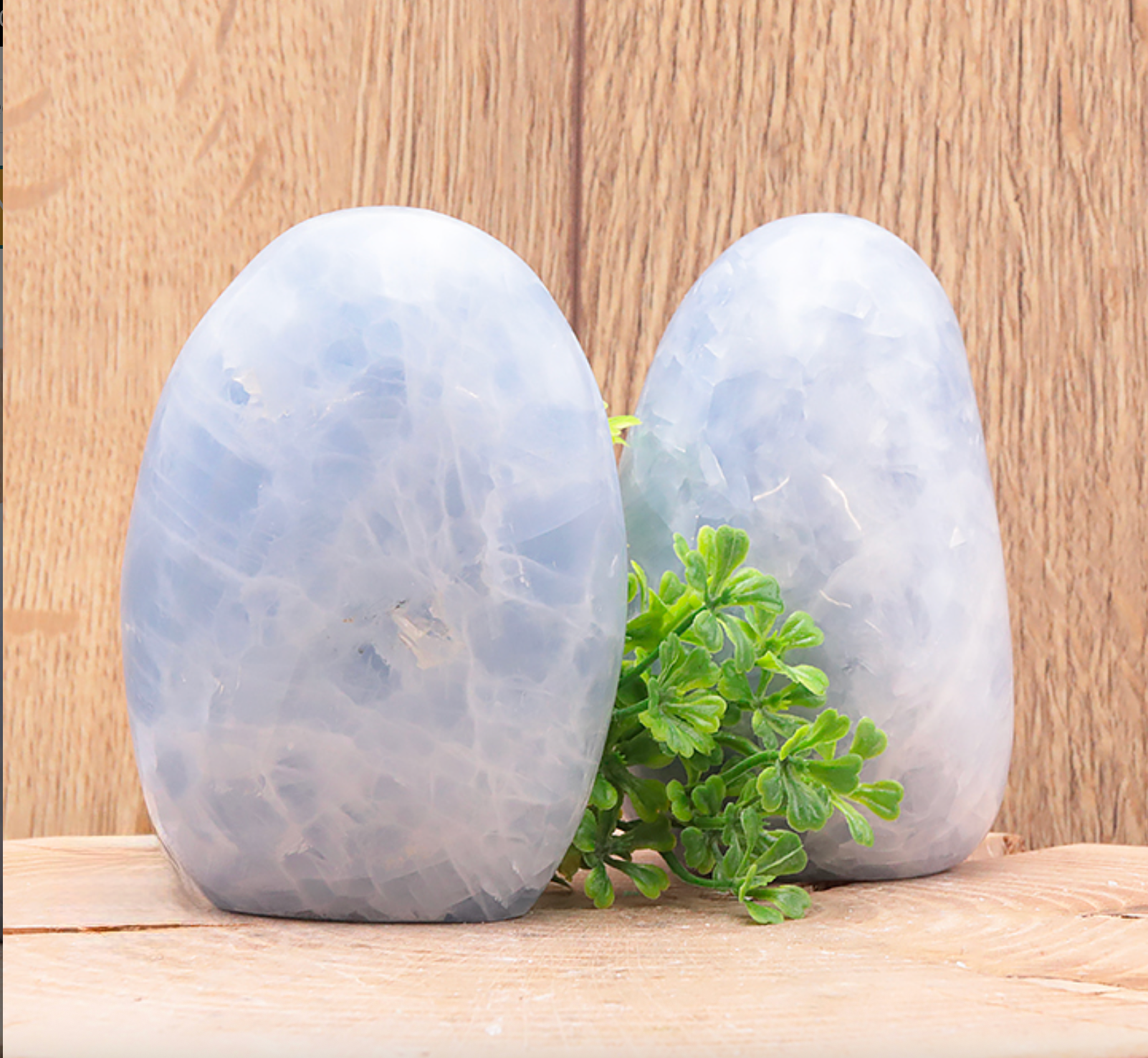 Forme libre calcite bleue A 408 gr