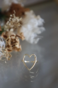 BAGUE Coeur doré ou argenté