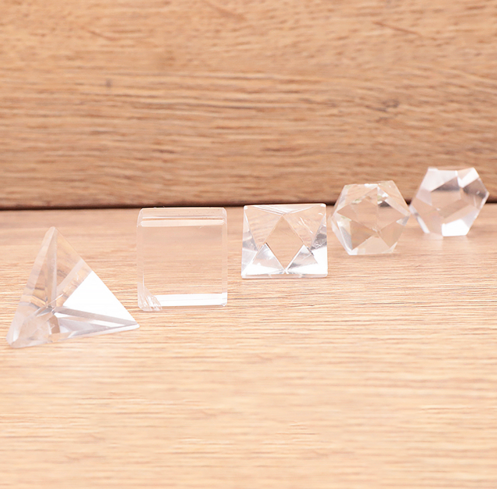 Solide de Platon Cristal de roche AA