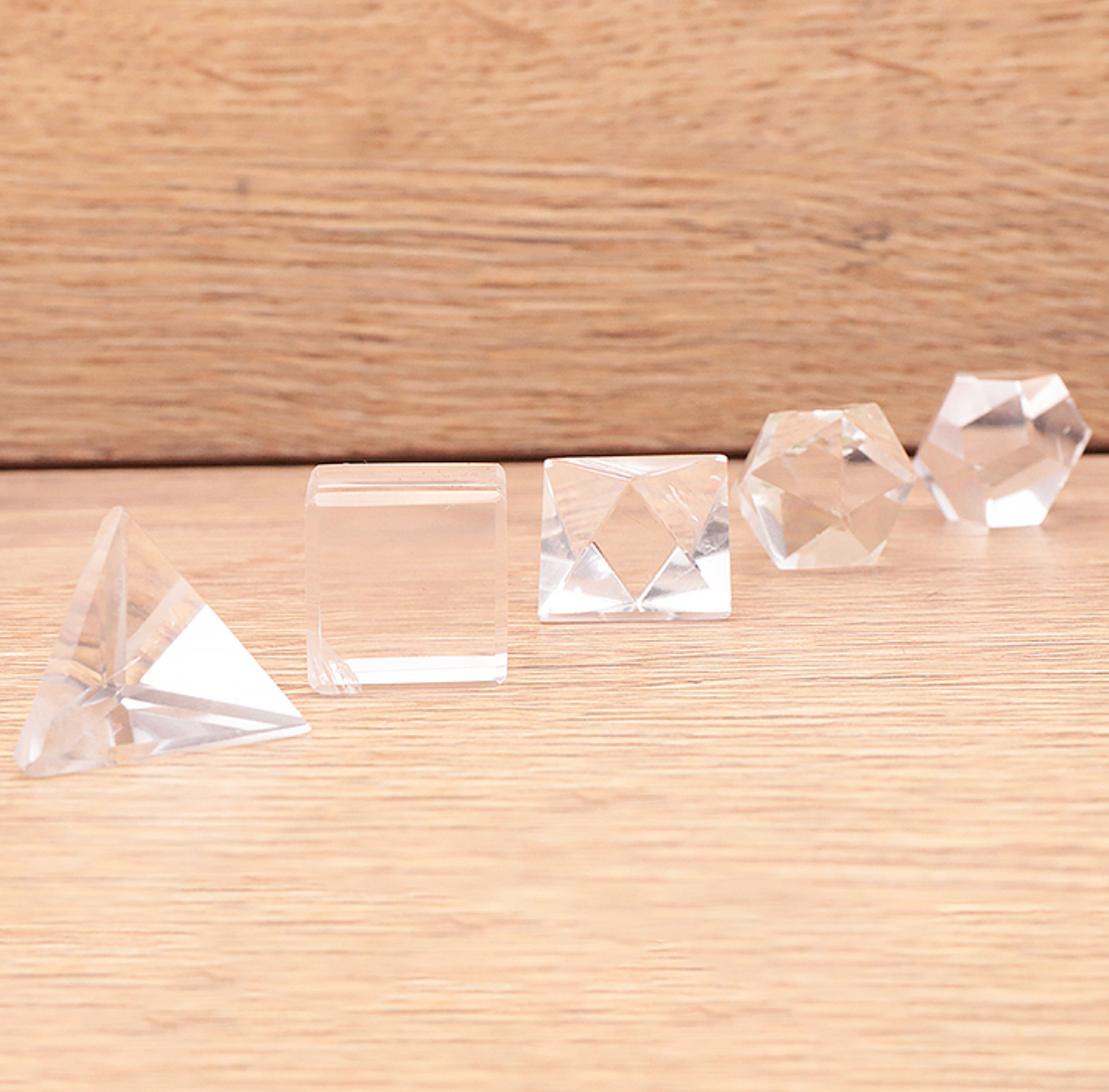 Solide de Platon Cristal de roche AA