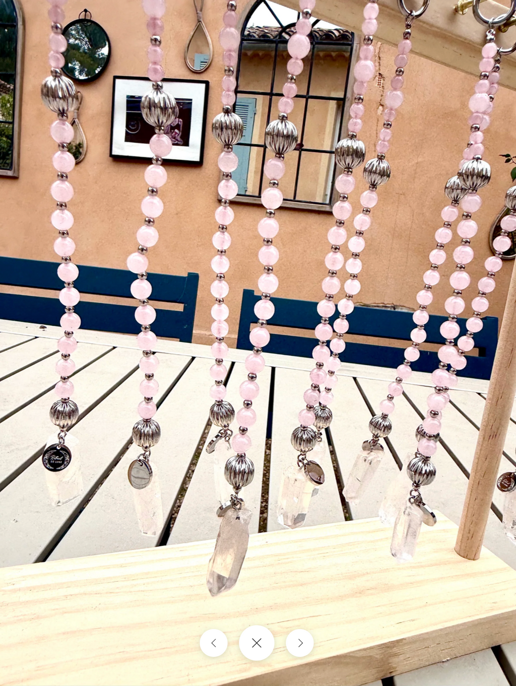 Pendules précieux Rituel de Lune Quartz Rose