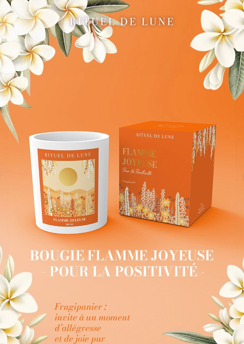 Bougies d'Intention Rituel de Lune (au choix)