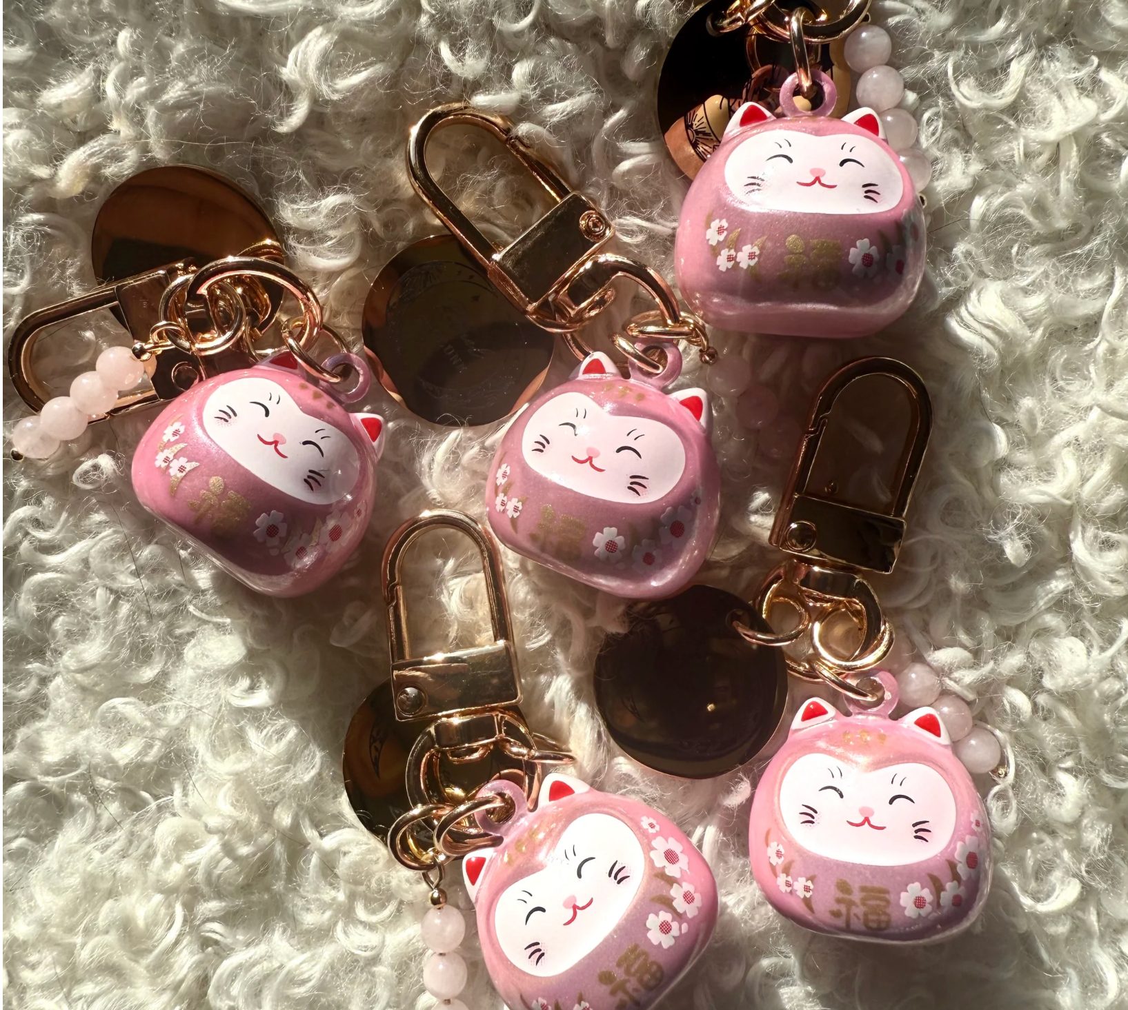 CHATS MANEKI NEKO AVEC PIERRE NATURELLE (Au choix)