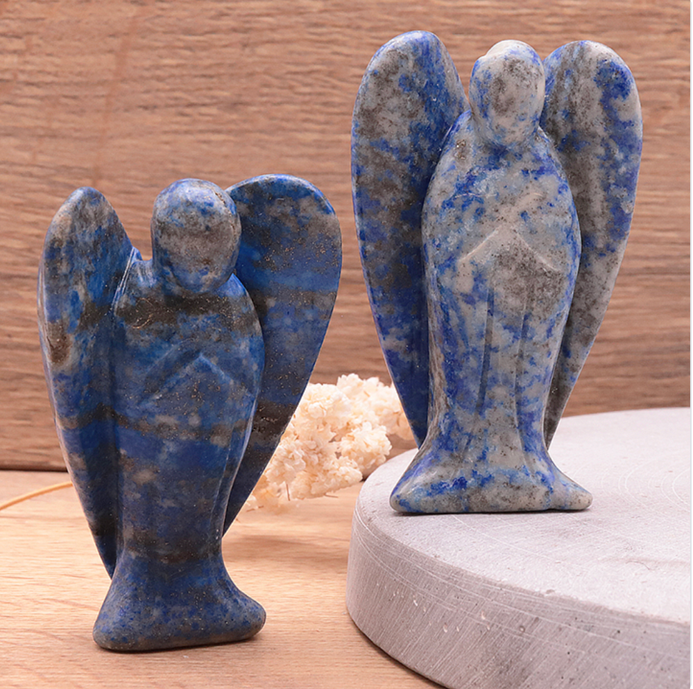 Ange 75mm lapis lazuli AB (1 pièce)