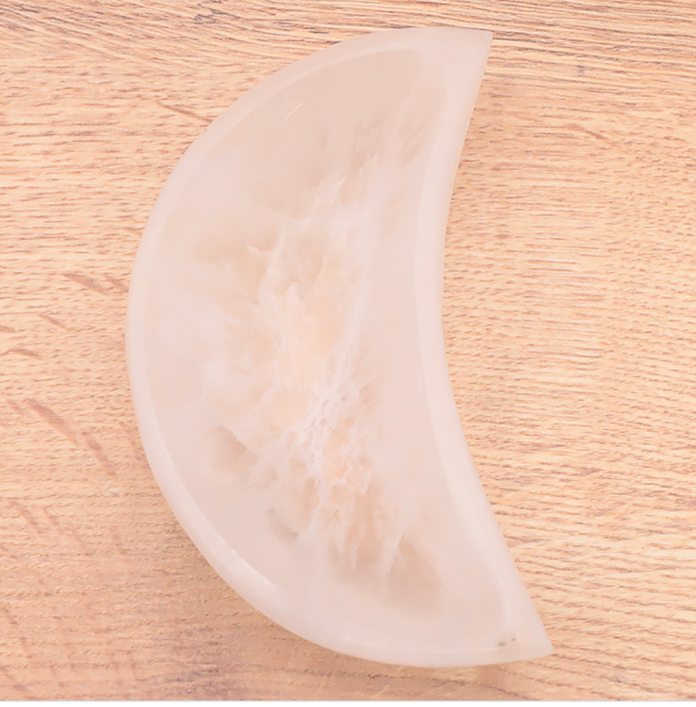 Bol selenite A+ lune 100mm