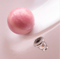 Boucle d'oreille modele 04 boule 10mm Rhodonite Australie A