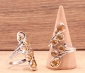BAGUE ARGENT 925 MODÈLE 01 CITRINE FACETTÉE AAA