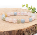 Bracelet boule 08mm béryls AA