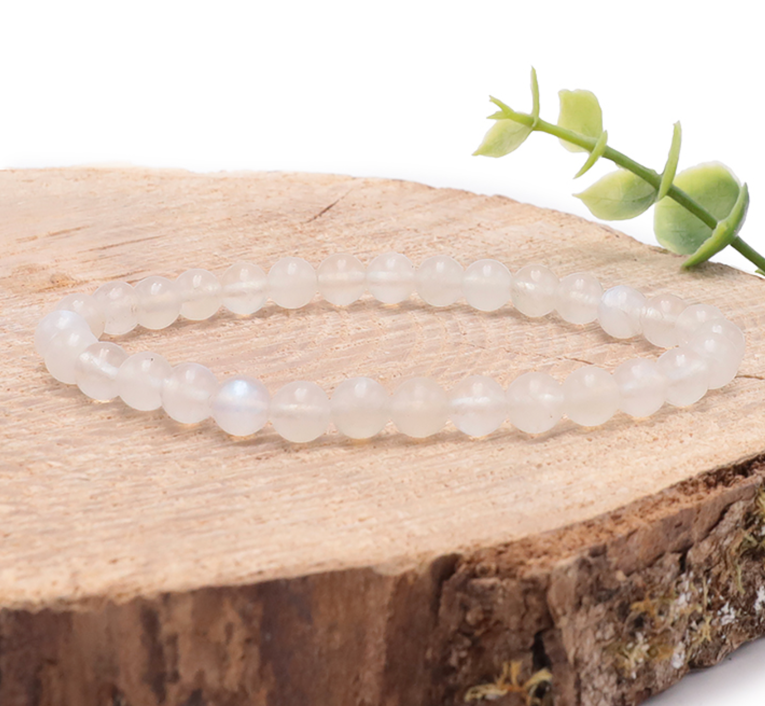 Bracelet boule 06mm Péristérite AA