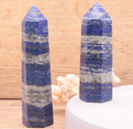 POINTE POLIE LAPIS LAZULI A 70 À 100G (1 pièce)