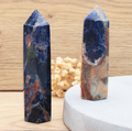 Pointe polie Sodalite Namibie AA 82 gr (1 pièce)