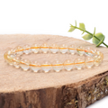 BRACELET BOULE 08MM CITRINE AA