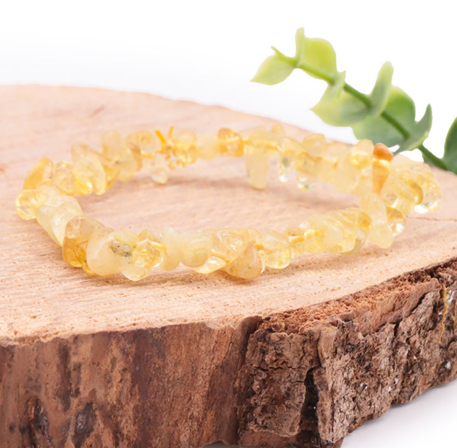 Bracelet baroque citrine chauffee A