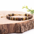 Bracelet Ona doré Oeil de tigre A Essentiana