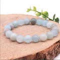 Bracelet boule 10mm Aigue marine multicolore Brésil A