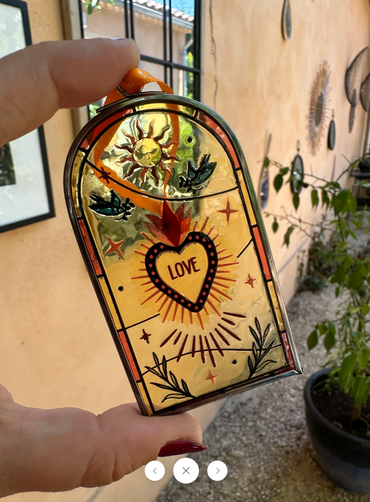 VITRAUX SUSPENDUS RITUEL DE LUNE