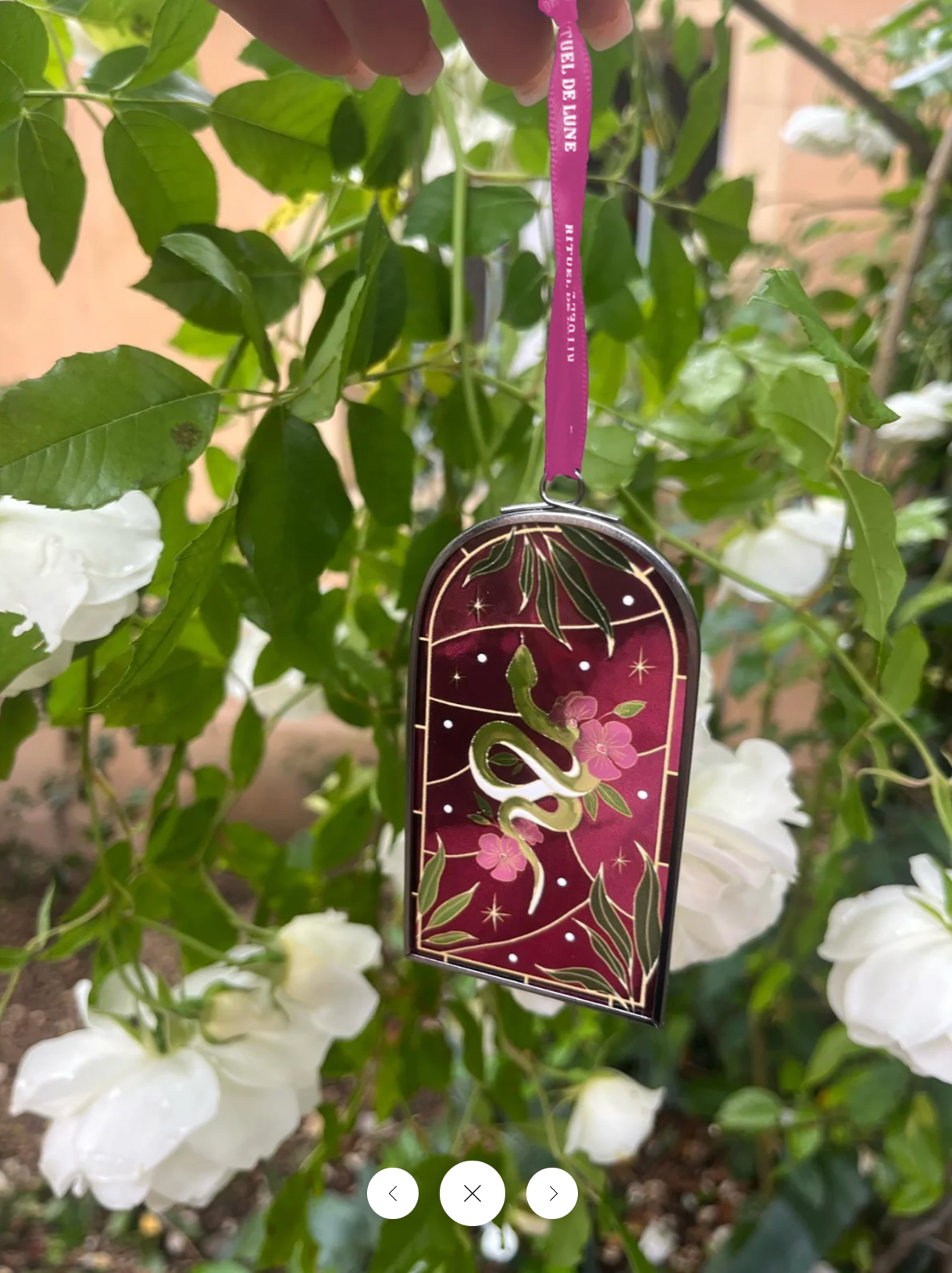 VITRAUX SUSPENDUS RITUEL DE LUNE