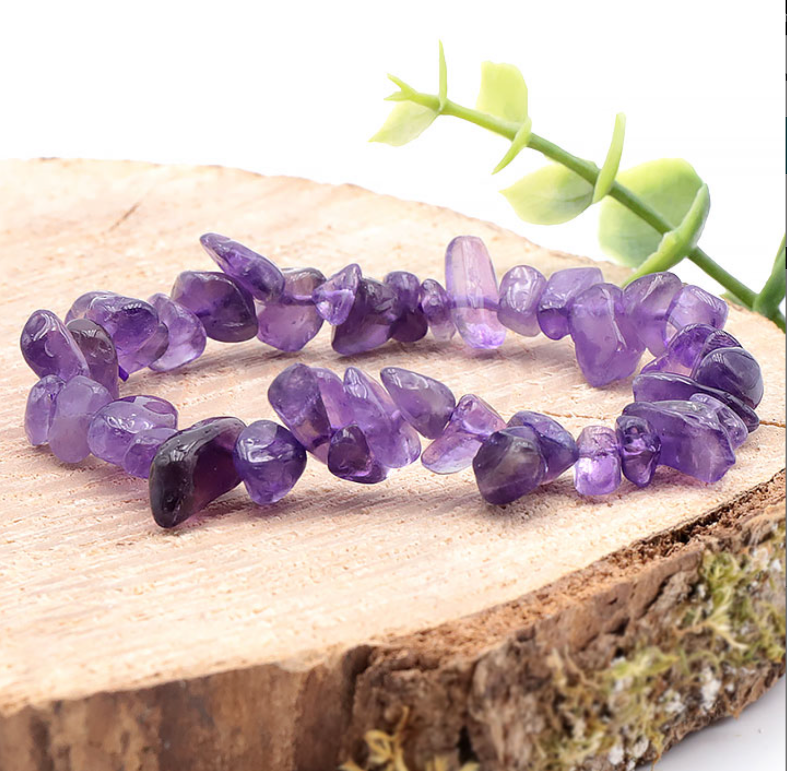 Bracelet baroque Amethyste Brésil AA