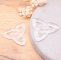 Triquetra 60mm cristal de roche A (vente à l'unité)