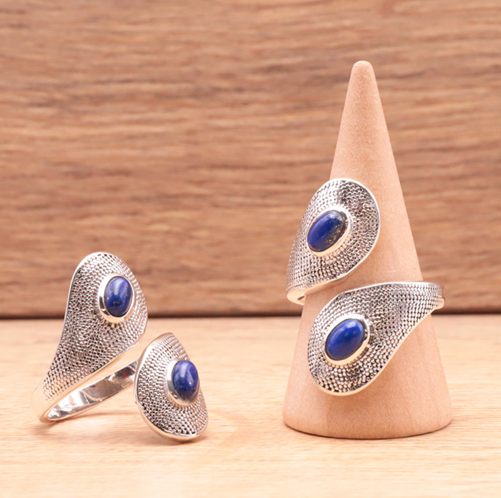 Bague argent 925 modèle 03 Lapis Lazuli AA (1 pièce)