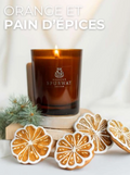 Bougie de Parfum Orange et Pain d'Epices 170g