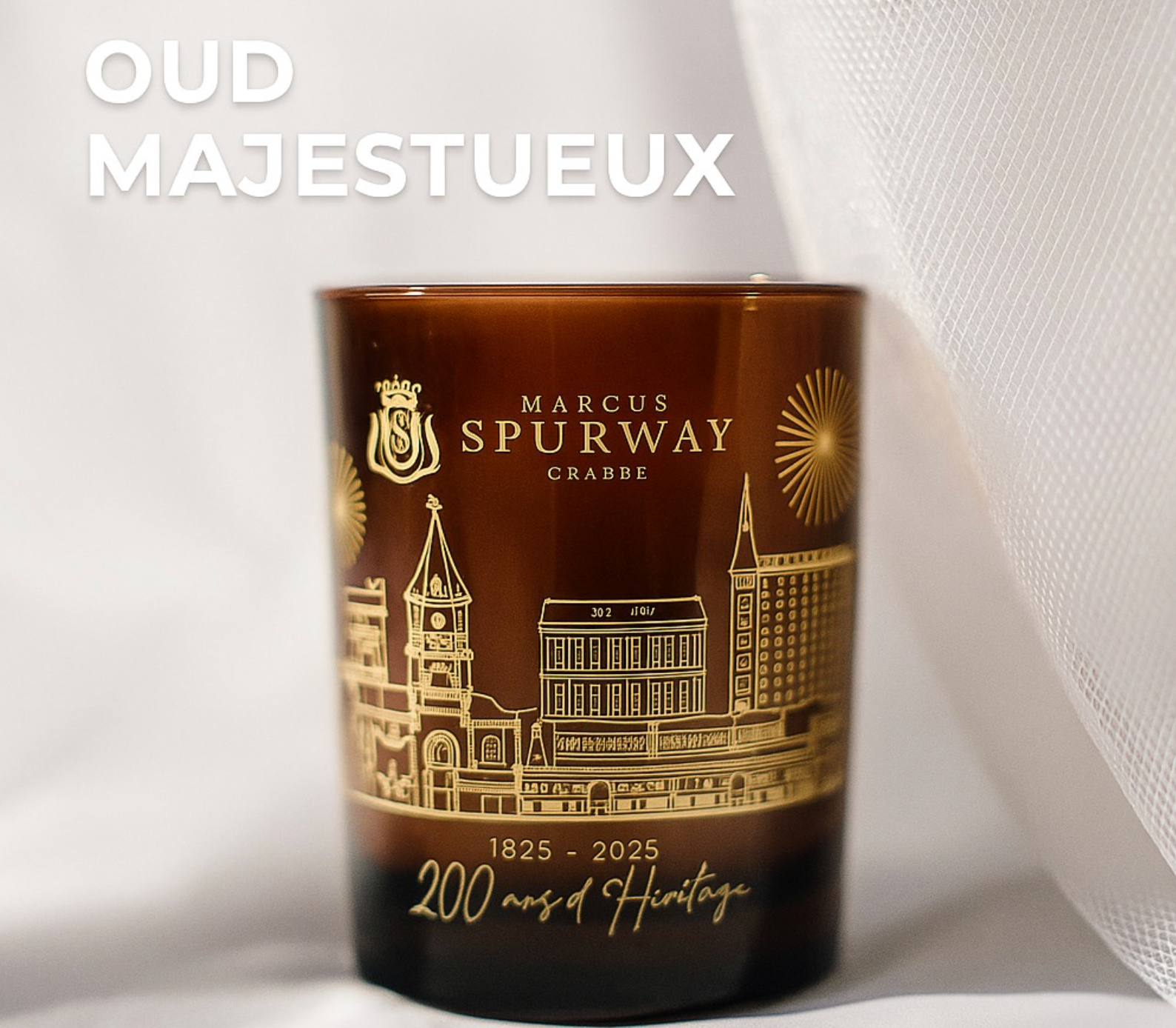 Bougie de Parfum Oud Majestueux 170g