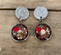Boucles d'oreilles argentées PUMPKIN FALL MILAN Kilos émotionnels