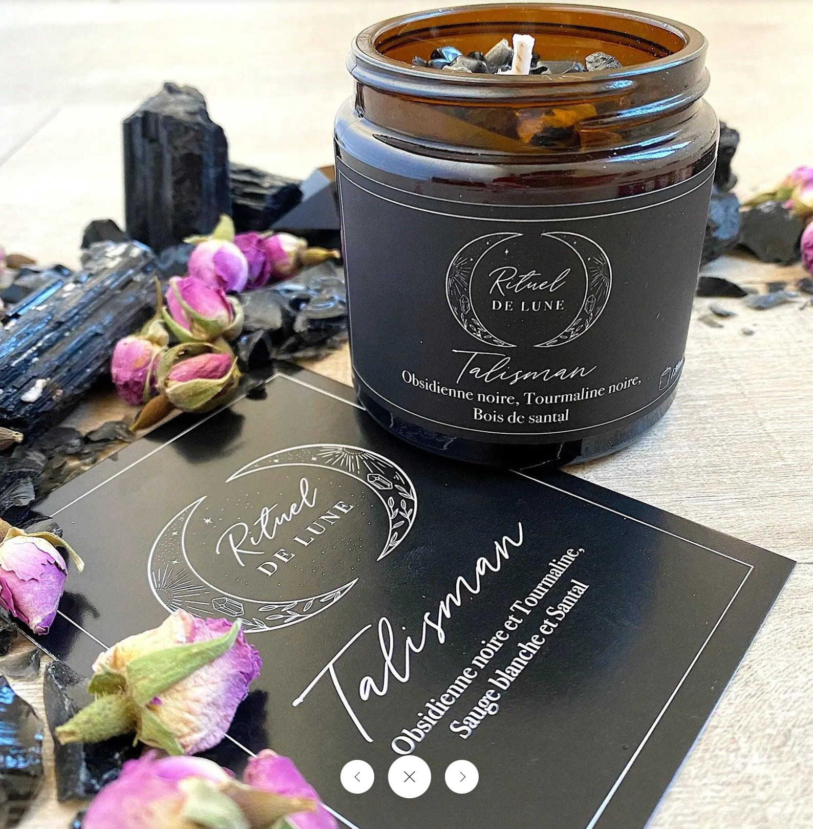 Bougie Talisman Rituel de Lune