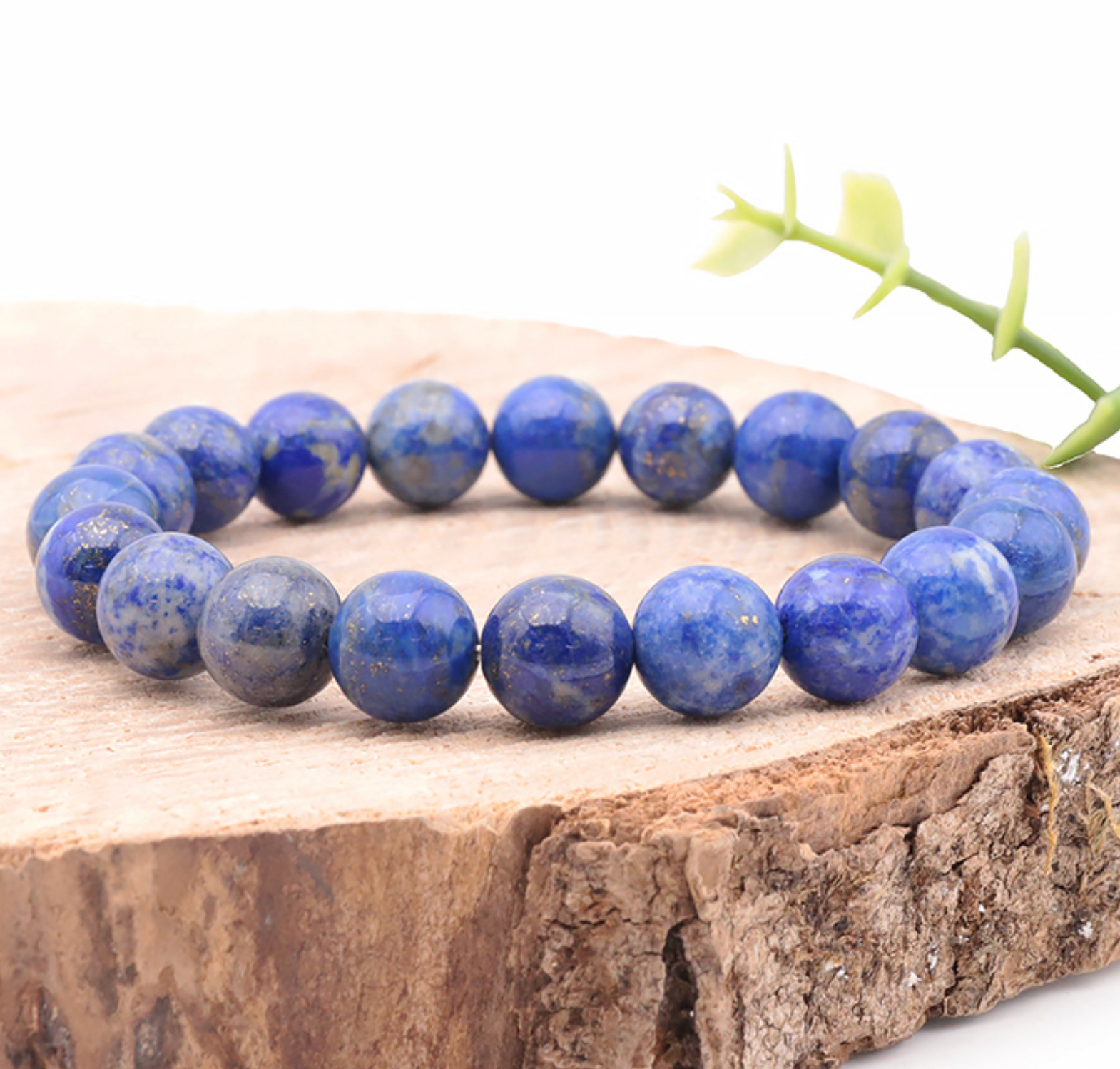 Bracelet boule 10mm Lapis Lazuli A