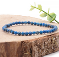 Bracelet facetté 04mm Lapis Lazuli d'Egypte A+