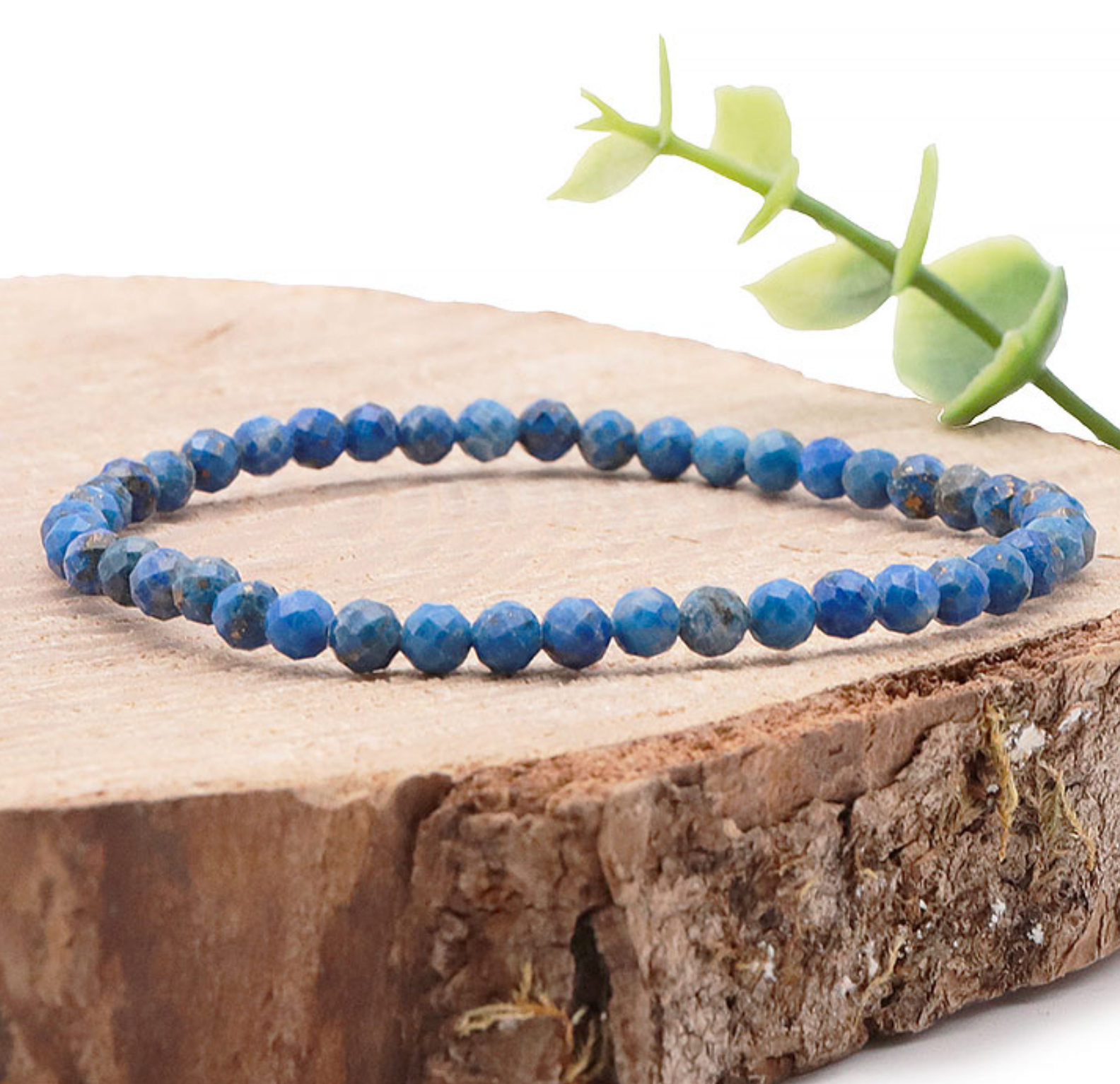 Bracelet facetté 04mm Lapis Lazuli d'Egypte A+