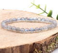 Bracelet boule 06mm labradorite AA+