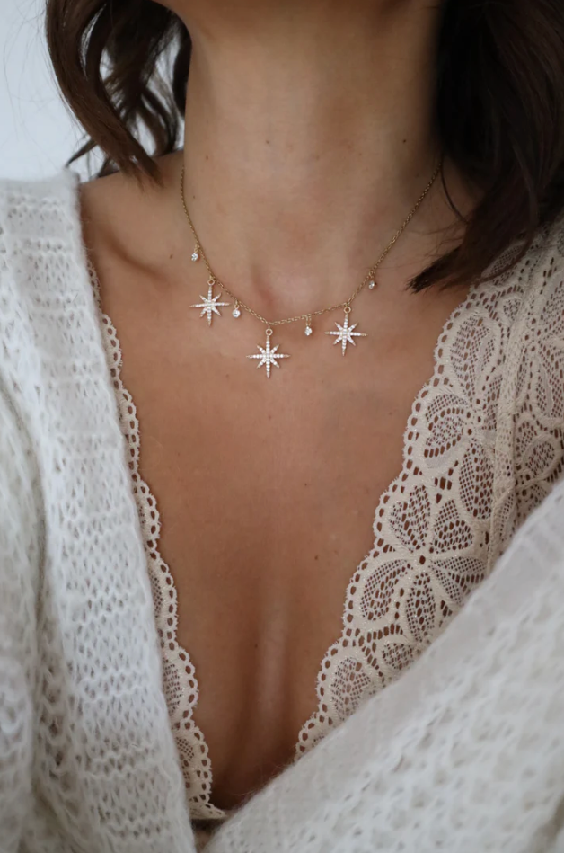 COLLIER  Etoiles