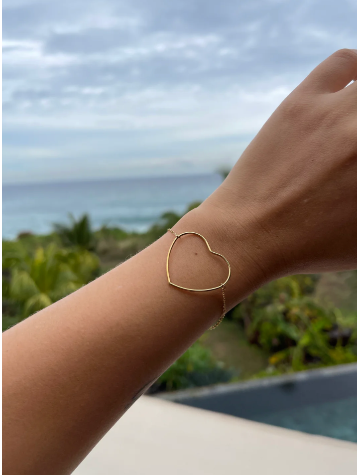 BRACELET Coeur - Doré