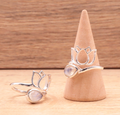 Bague argent 925 modèle 02 Péristérite AA