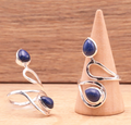 Bague argent 925 modèle 05 Lapis Lazuli AA (1 pièce)