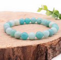 Bracelet boule 08mm Amazonite Brésil A