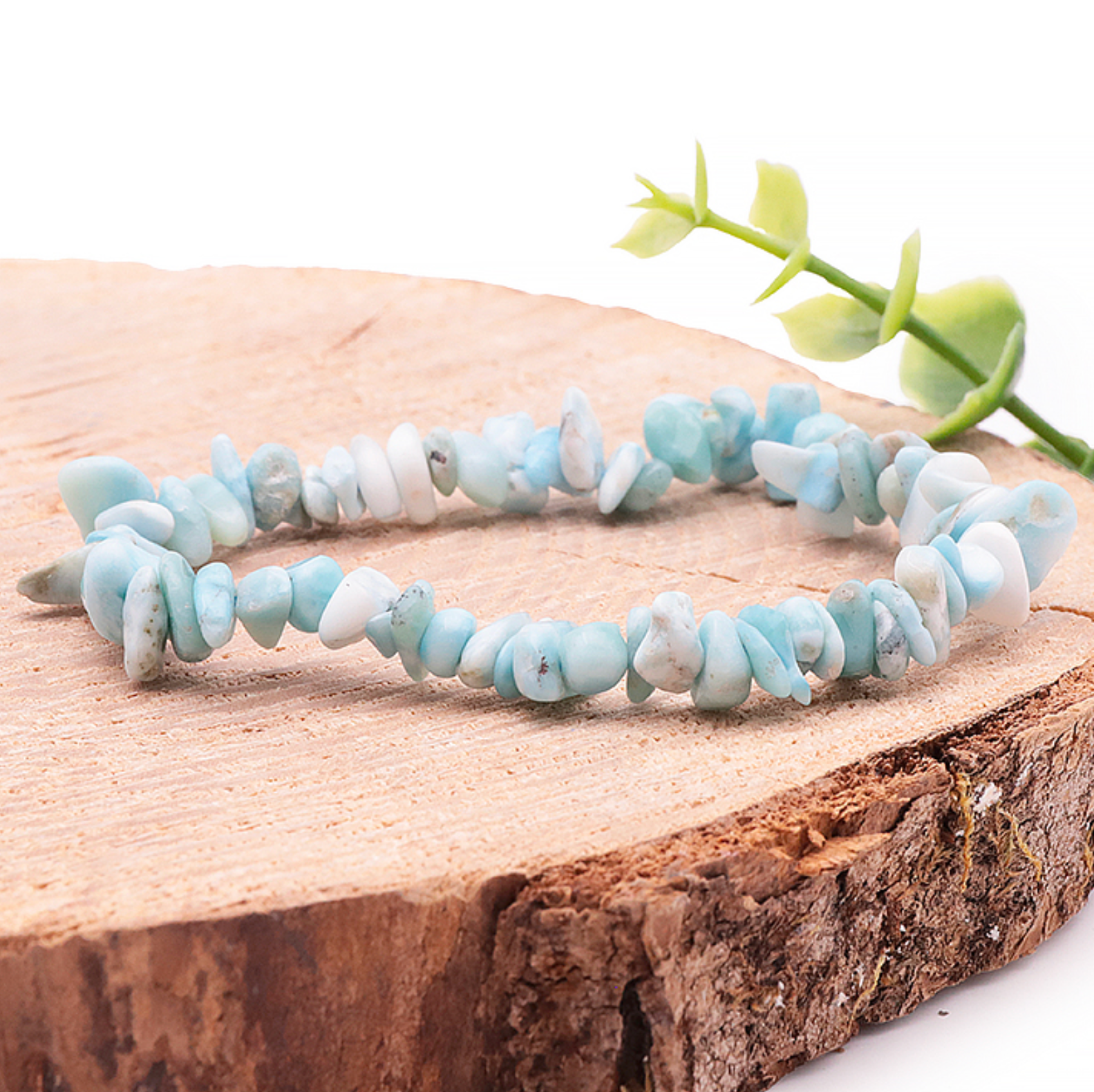 Bracelet baroque larimar AA