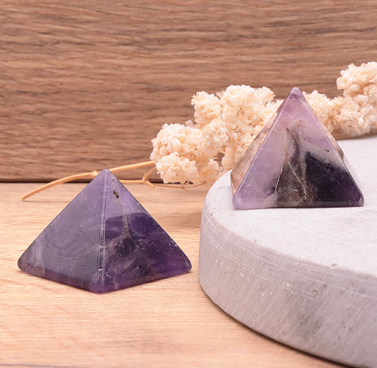 Pyramide 30mm Amethyste Brésil A (1 pièce)