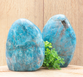 Forme libre apatite bleue AA 300 a 500g