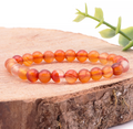 Bracelet boule 06mm Cornaline A (taille 0)