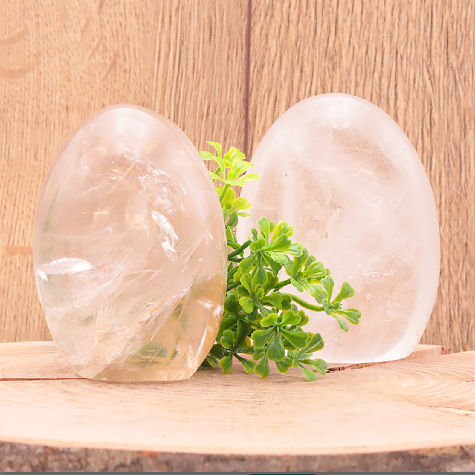 Forme libre Cristal de roche AA 300 a 500g