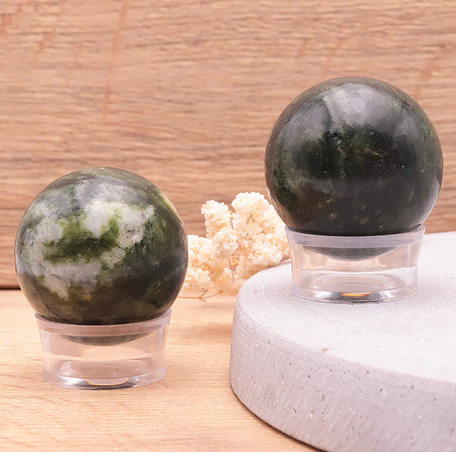 Sphère 40mm Jade néphrite A (1 pièce)